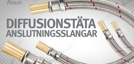 Altech breddar sortimentet av diffusionstäta anslutningsslangar